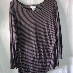 Jaclyn Smith Striped Top